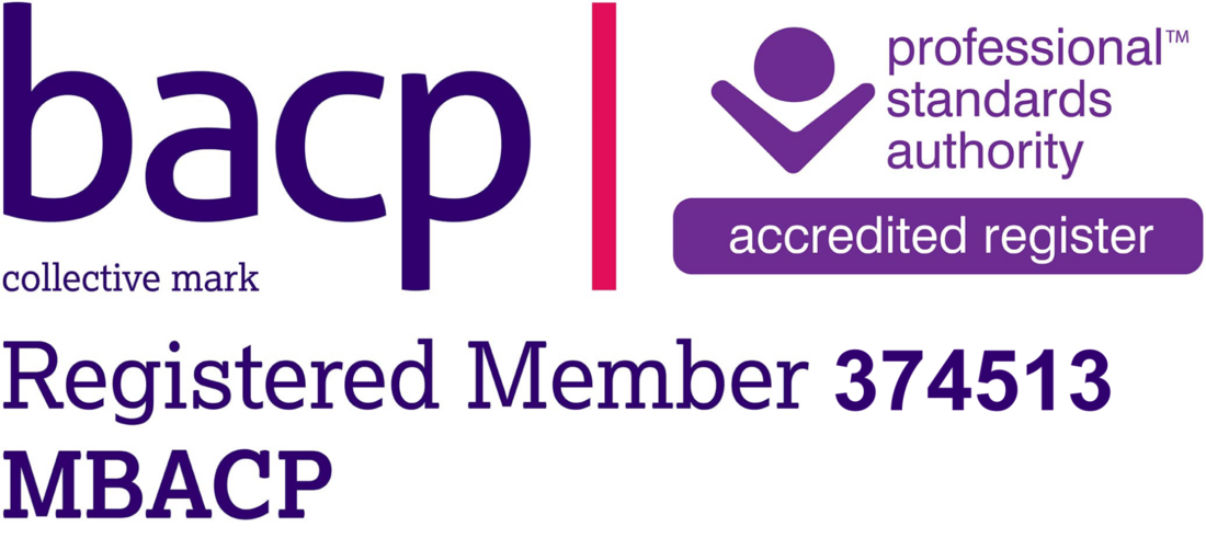 BACP Registered Member 374513, MBACP and Professional Standards Authority Accredited Register